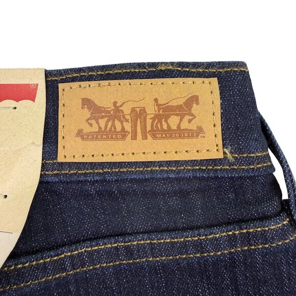 Levis Womens Dark Wash Denim Bootcut Jeans Mid Rise Slimming Size 10 Medium Fit - Picture 6 of 16